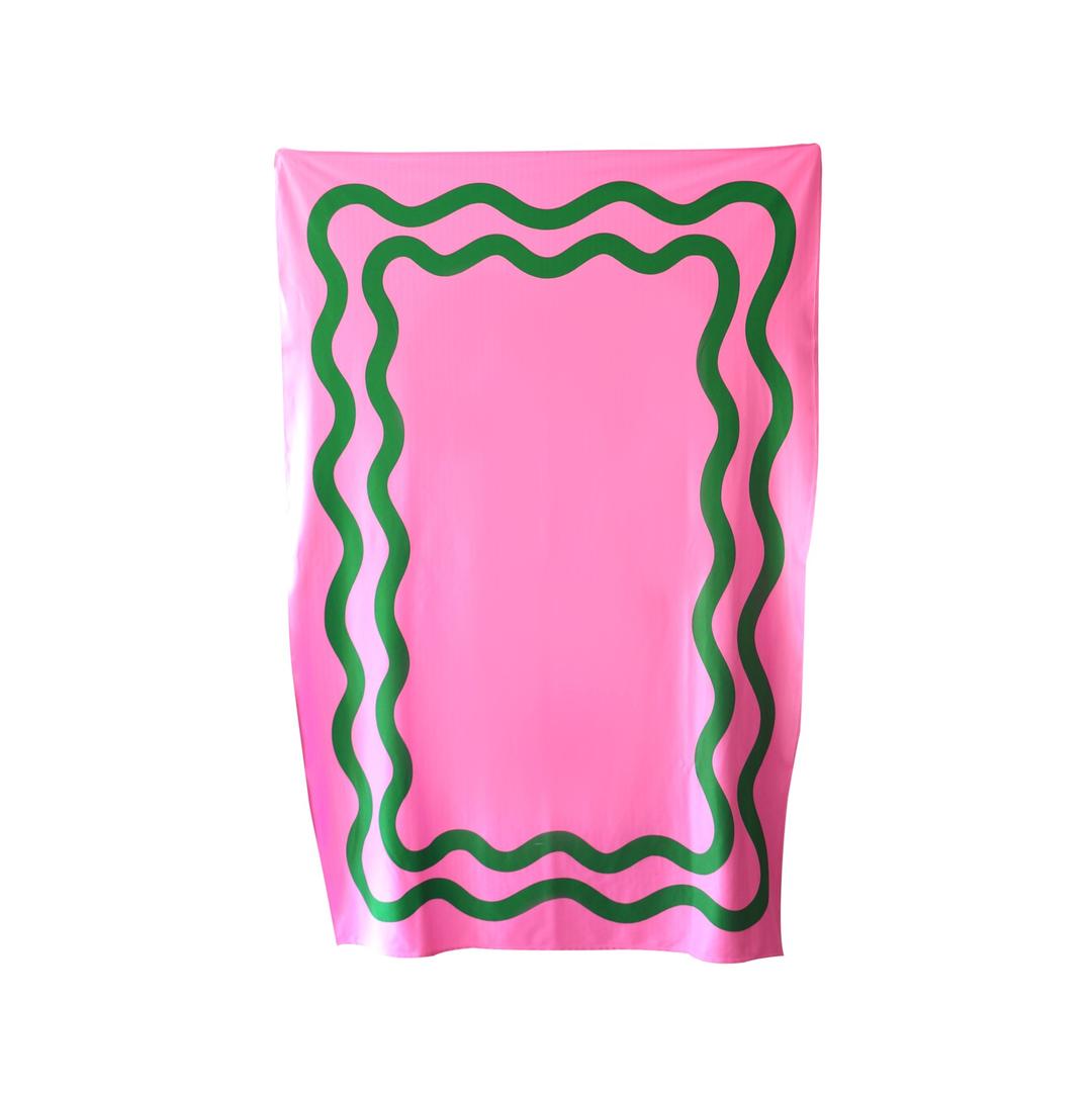 [모르홈] 웨이브 비치타올, 피크닉매트, 돗자리 2color (LEMON컬러 7월15일 순차출고)