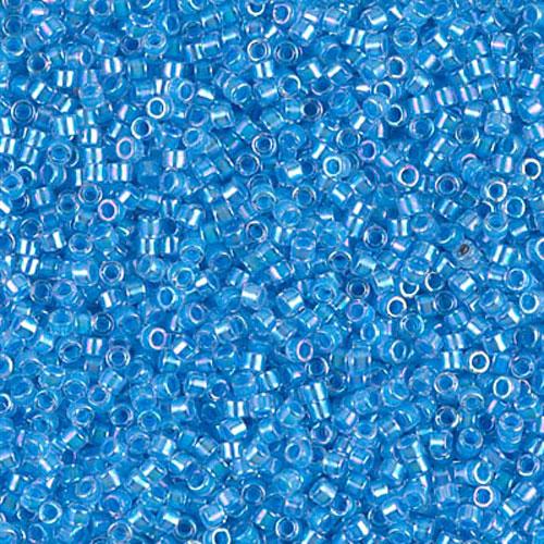 델리카비즈 1.6mm(DB76번 : Light Blue-Lined AB) - 3g > 1.6mm라운드
