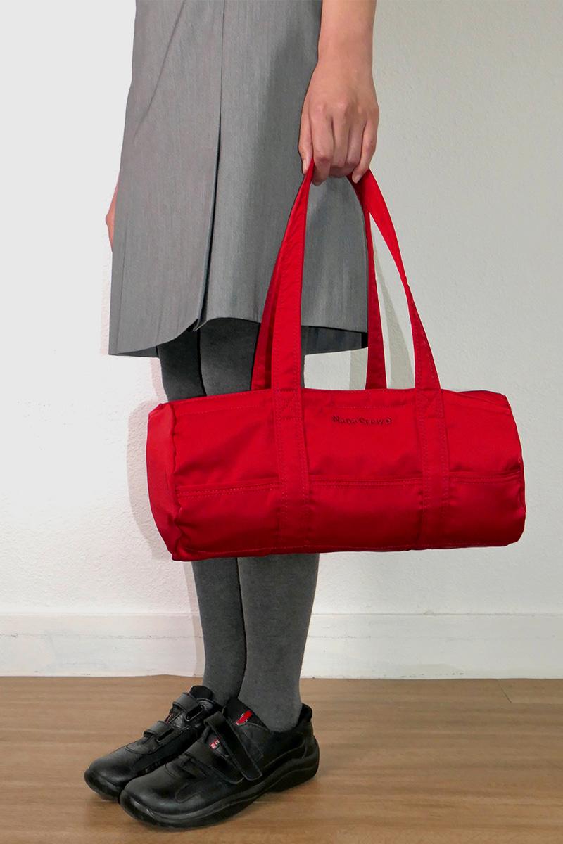 [1/30 Drop] NANA MINI DUFFLE BAG - BLOOD RED SATIN