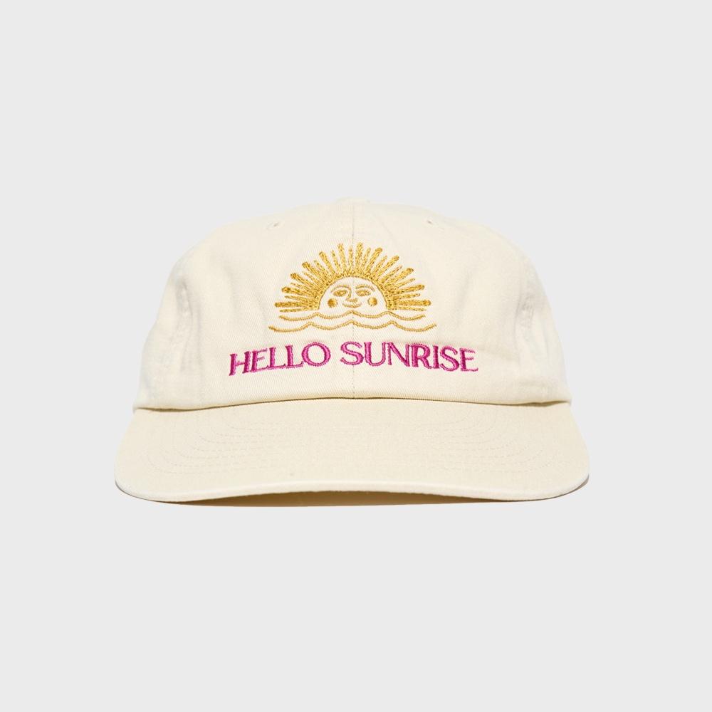 Washed Two Tone Logo 6Panel Cap_Ivory