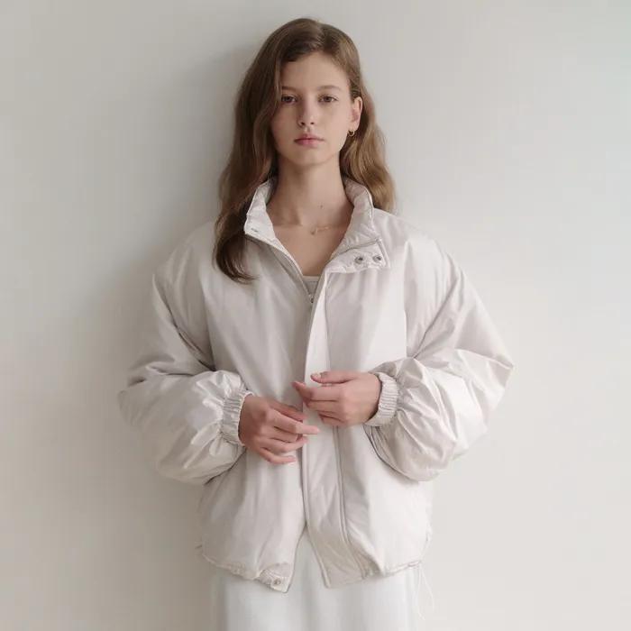 esy half Padding Jacket_ivory