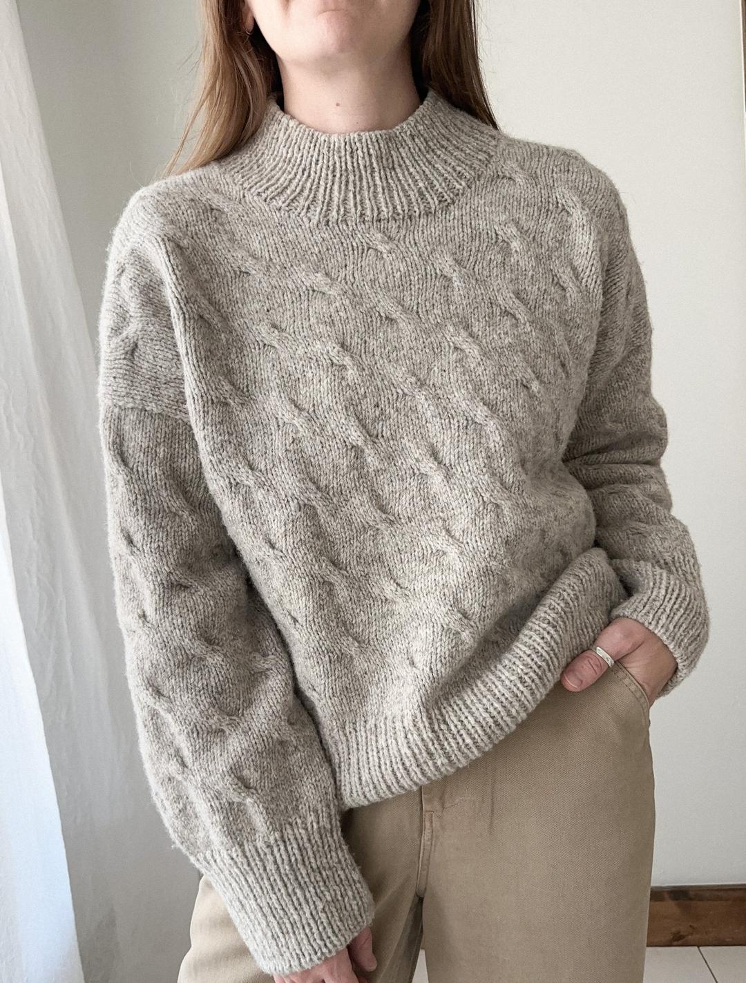 Seaway Pullover - Knitting Pattern — Ozetta