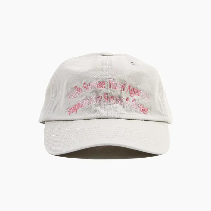 Dot Arch Logo Ball Cap_Warm Gray