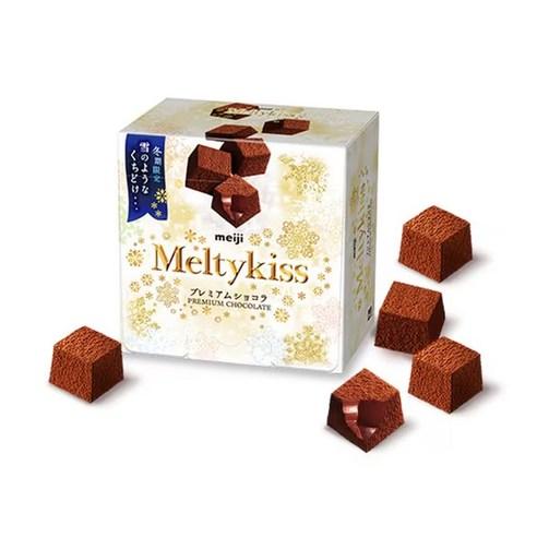 메이지 멜티키스 프리미엄 쇼콜라 생초콜릿 오리지널, 52g, 3개