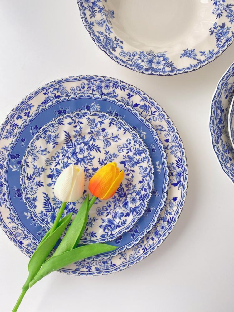 나이스로망 존슨브라더스 접시 플레이팅 엔틱그릇 파스타플레이트 볼 데본