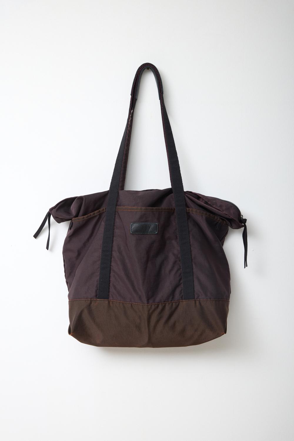 VTG Nylon Tote Burgundy