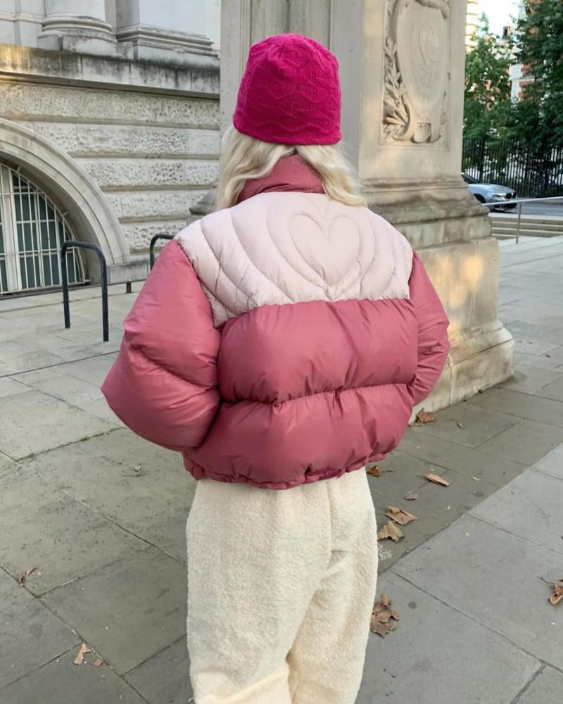 Arr 아르 하트 덕다운 패딩 오리털 퀼팅 숏패딩 3colors