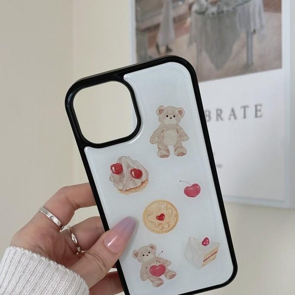 [폰케이스] BEAR & DESSERT EPOXY PHONE CASE