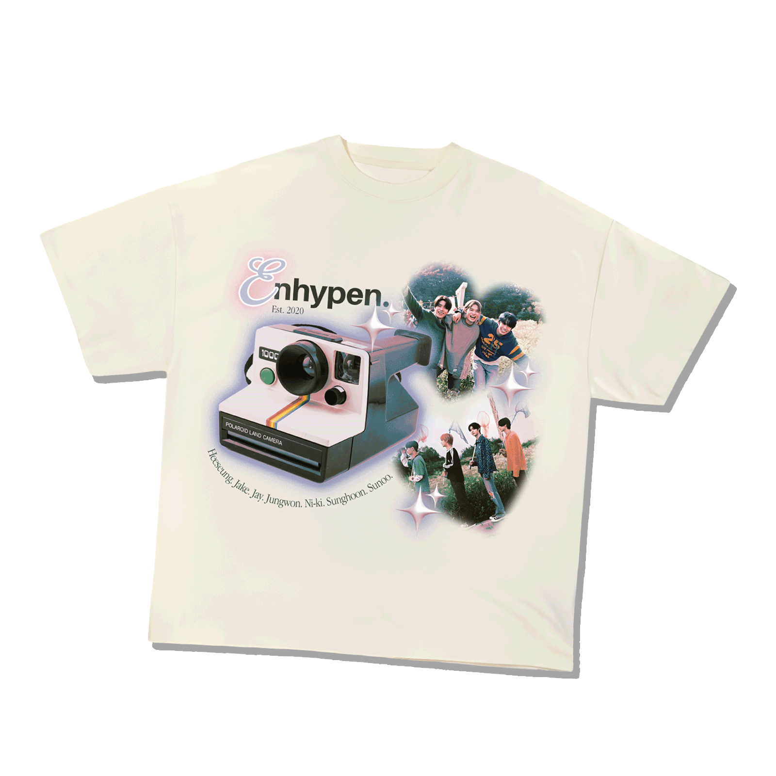 Enhype 'Polaroid Love' Tee ✧ 2 Colors