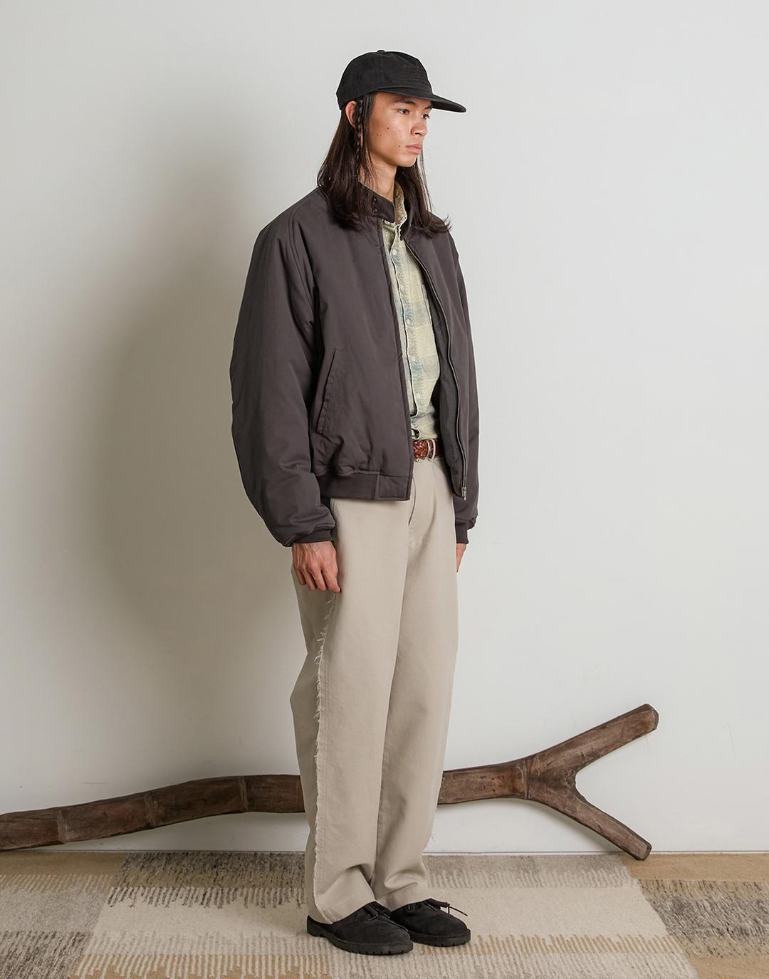 Harrington Bomber Jacket (Charcoal)