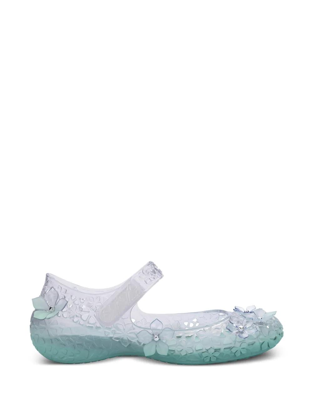 Melissa x Susan Fang Luna Bloom floral-appliqué Ballet Flats | 그린 | FARFETCH KR