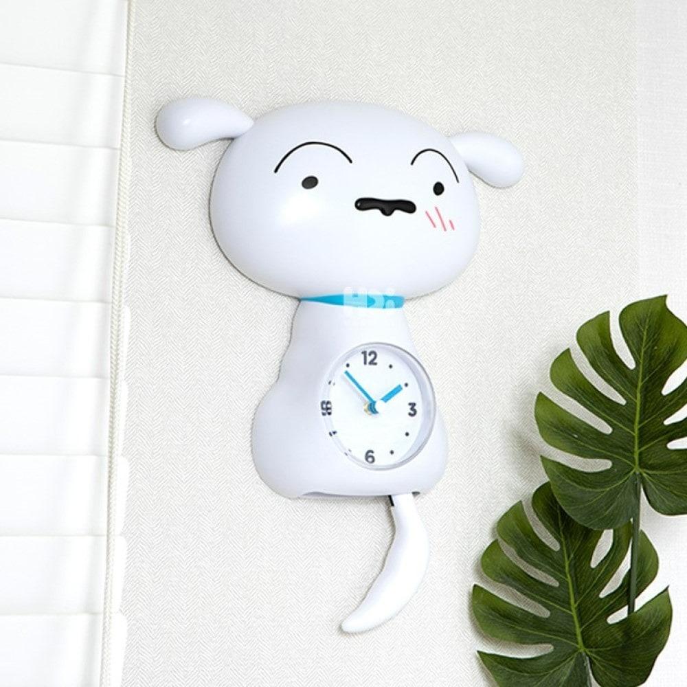 흰둥이 무소음 벽시계