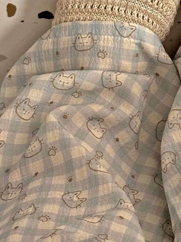 [바지단품] 캣티콘 긴바지 파자마 홈웨어 잠옷