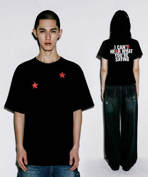 더바이닐하우스(THEVINYLHOUSE)  STAR TEE BLACK (VH2EMUT507A) - 사이즈 & 후기 | 무신사