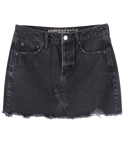 AMERICAN EAGLE 아메리칸 이글 코튼 폴리에스터 미니 스커트 여 (25)