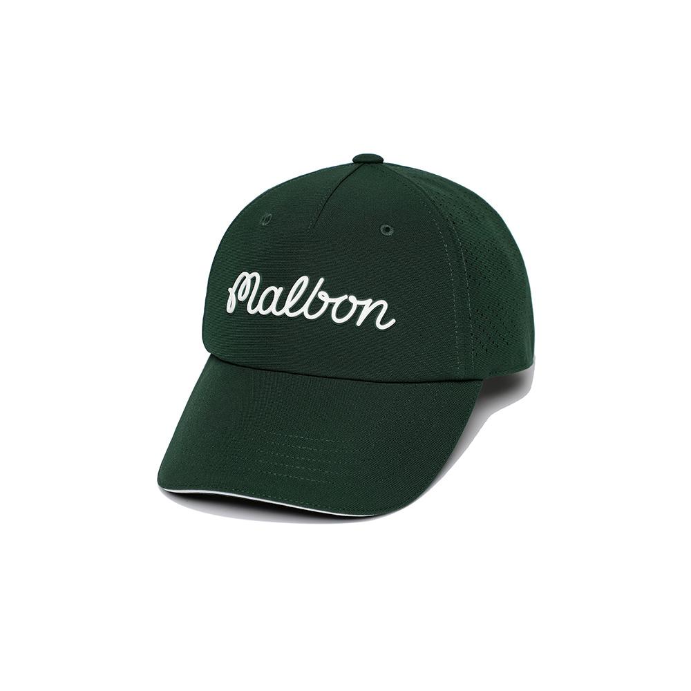 말본 레터링 펀칭 캡 GREEN