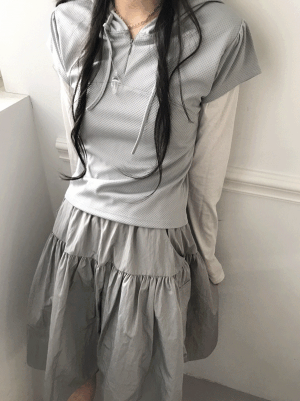 cool hoody tee (3color)