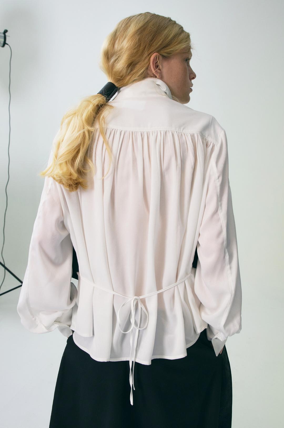 [Restock] G_CONNECTED VEST SHIRT / WHITE