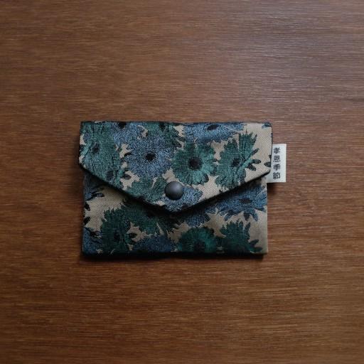 꽃편지 카드지갑_푸른빛 거베라