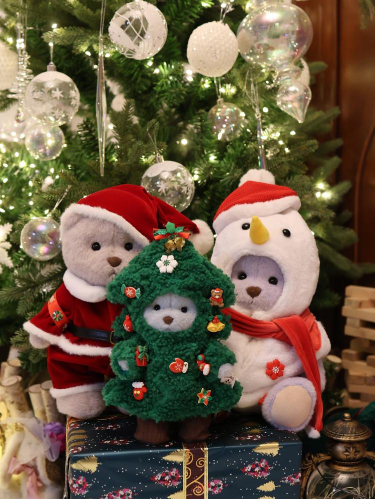 테디테일즈 레나베어 정품 핸드메이드 의상 크리스마스 옷  레나베어 전용 당일배송