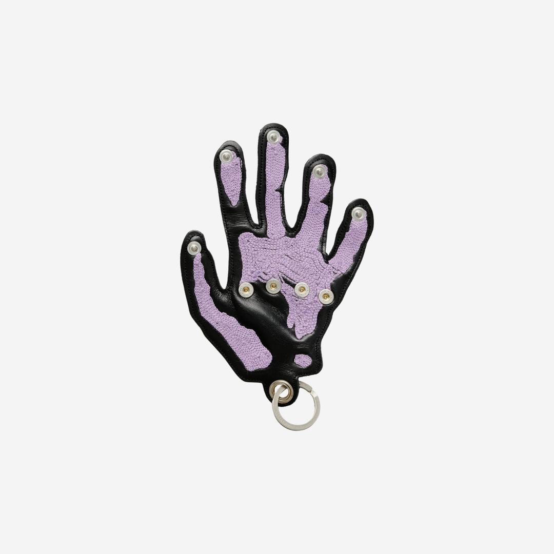 Our Legacy Hand Keyring Black Leather