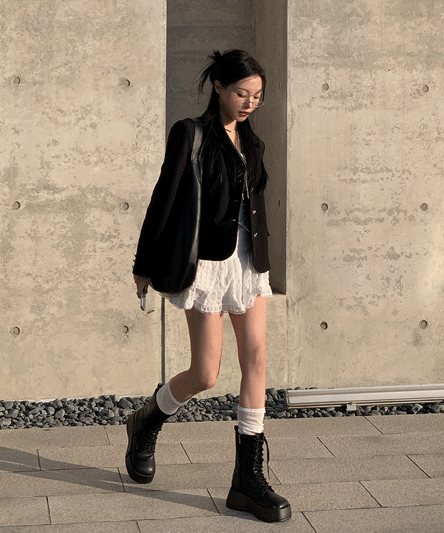 [자켓맛집] 🤍하트단추 데일리 싱글 자켓 - 4color