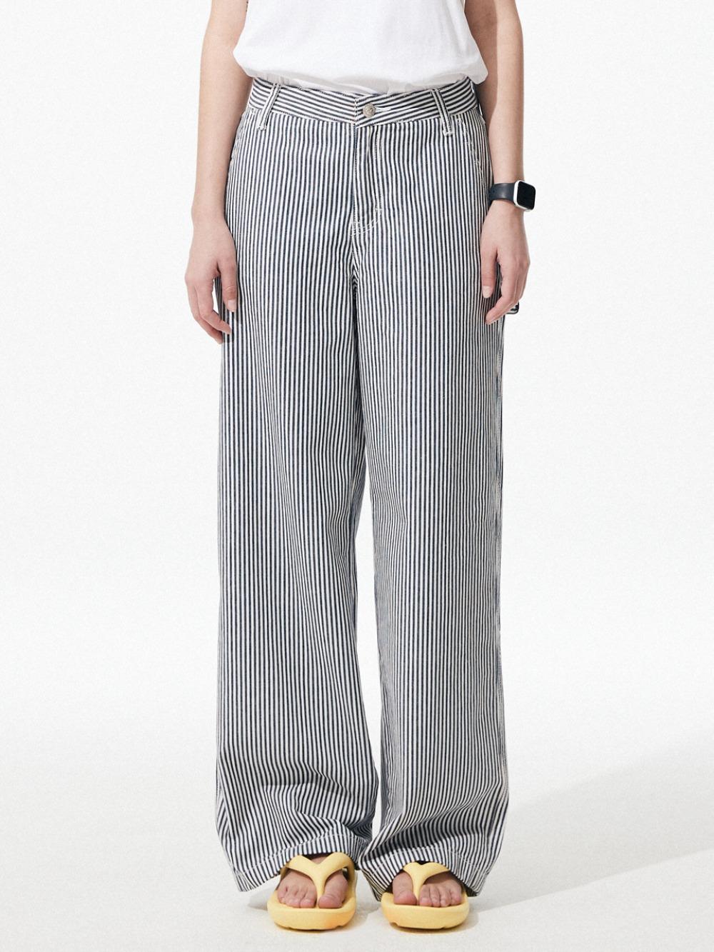 Carpenter Pants [Stripe Navy]