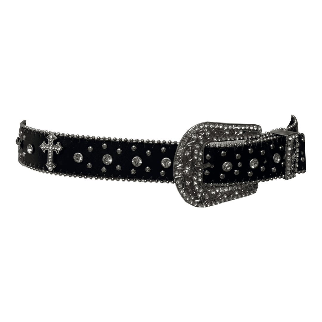 Big Buckle Cubic Cross Belt