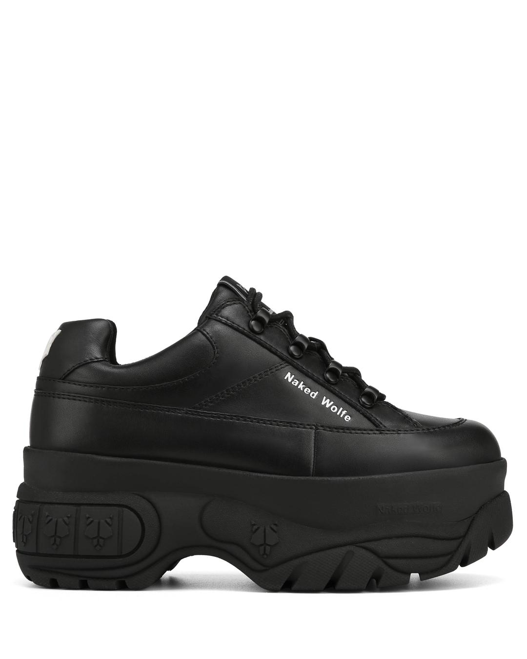 Sporty Black Leather - 35 EU