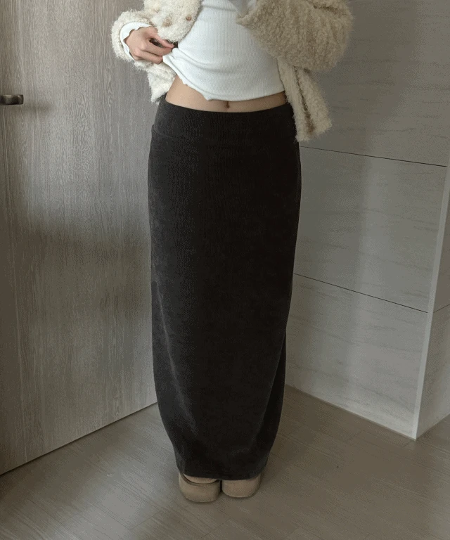 뉴벨 스커트 (겨울도톰/2col)