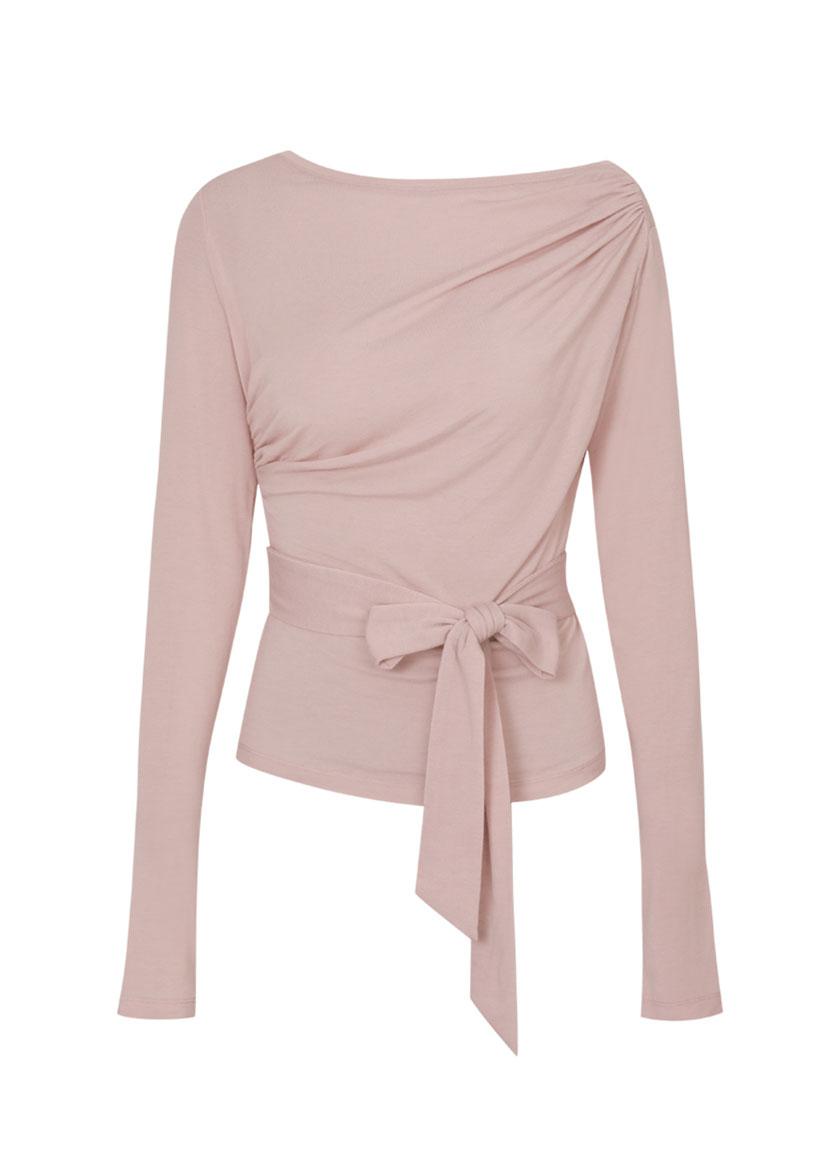 Yogurt Off Shoulder Top (Baby Pink)