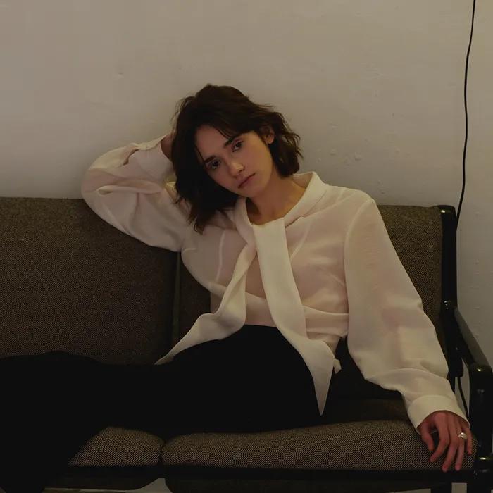 (5차_10/31 예약배송)Draped tie blouse_cream