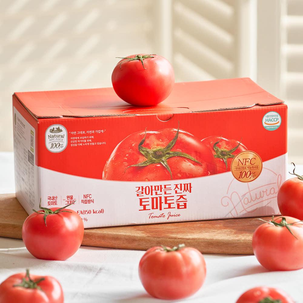 국내산 토마토100% 갈아만든 진짜 토마토즙 100ml x 30팩