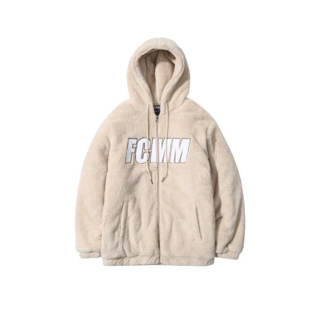 [공구딜] 빅로고 보아 플리스 점퍼 - 샌드 오트