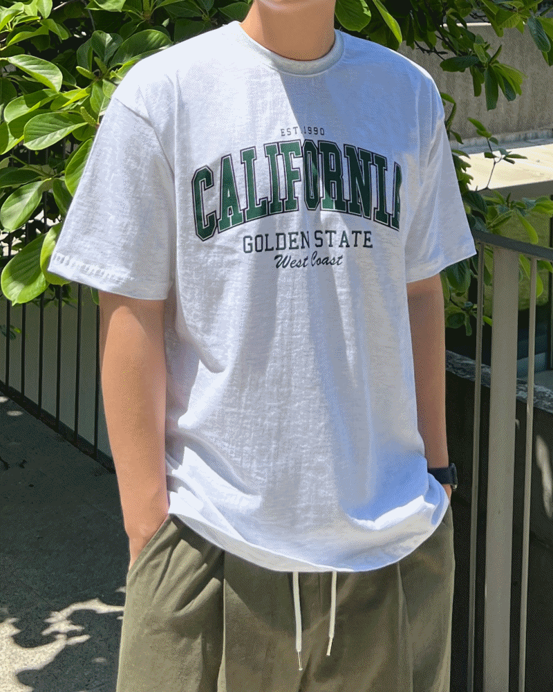 Rw CALIFORNIA Half T(4color)