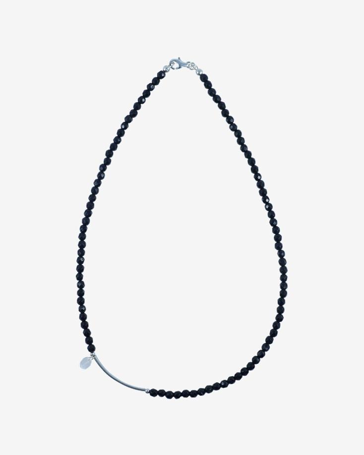 [silver925] onyx cutting necklace