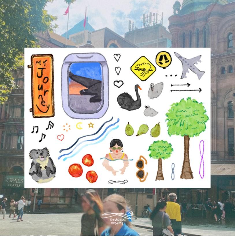 [스튜디오묘미] My journey 타투 스티커