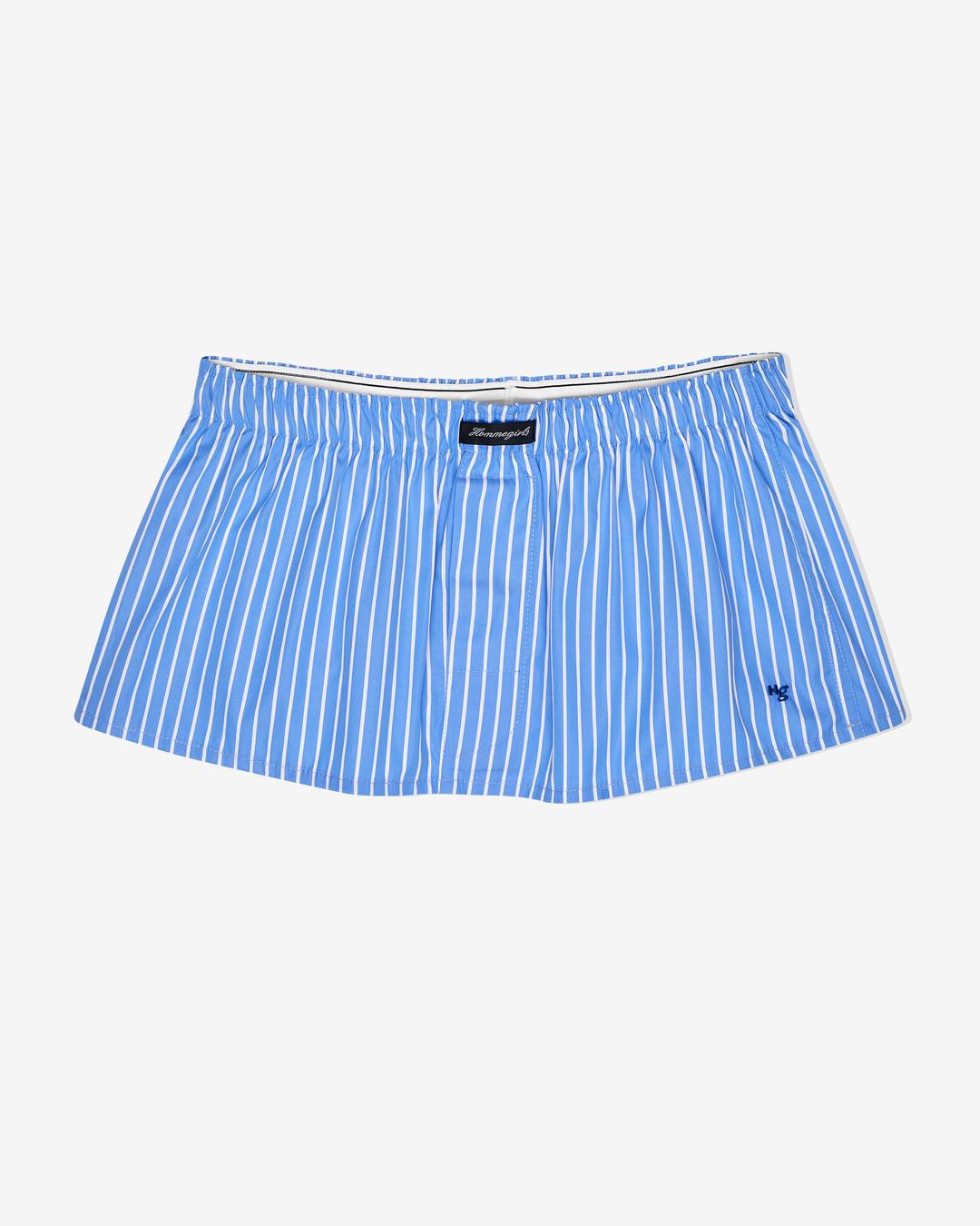 Mini Boxer Skirt / Bandeau Top in Classic Stripe - S / Classic Stripe