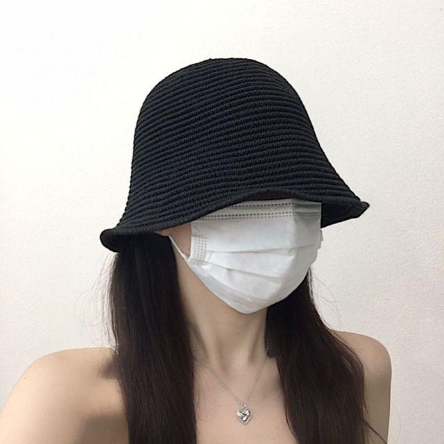[1+1할인/당일출고] 스쿱 와이어 니트 벙거지 - 봄 여름 가을 겨울 사계절 여자 남녀공용 버킷햇 모자