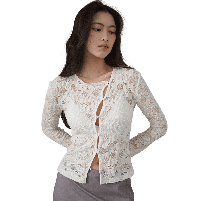 [DODE] DAISY CARDIGAN_IVORY