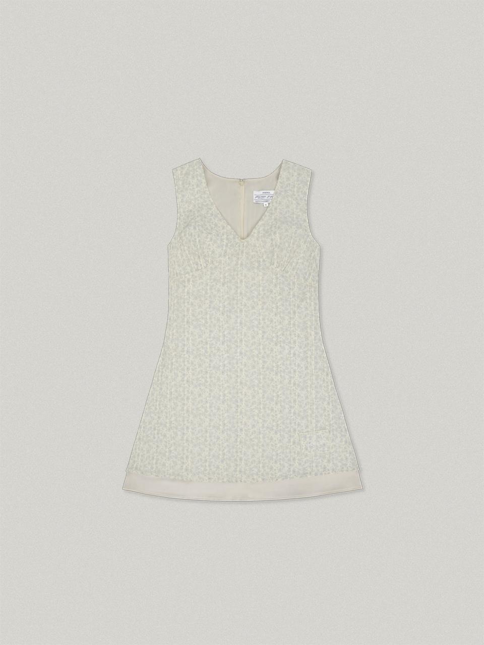 Chloris Layered Mini Dress - Cream클로리스 레이어드 미니 드레스