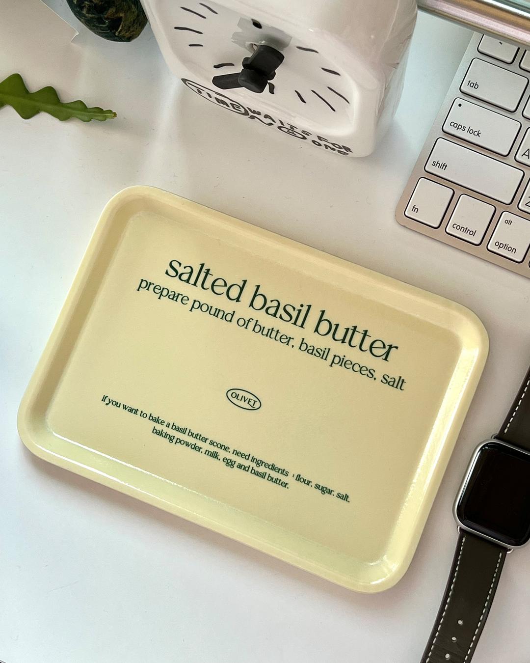 salted basil butter camtray (cambro)