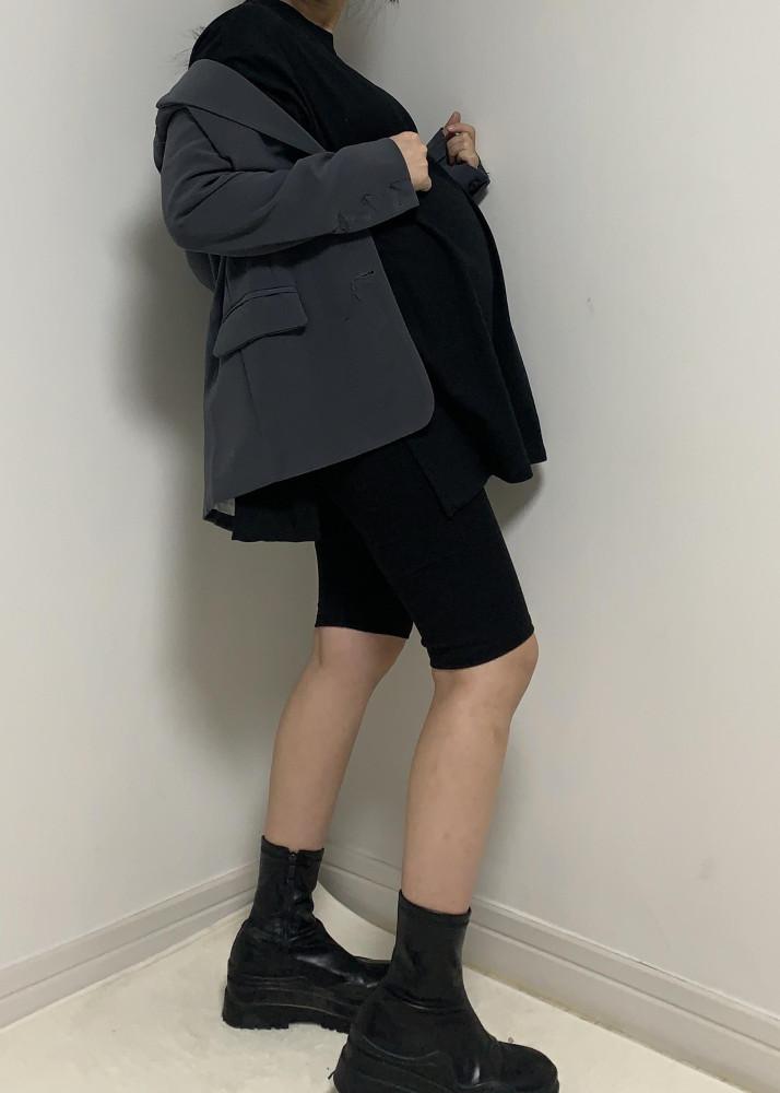 임산부 바이커 팬츠 (5부 레깅스)