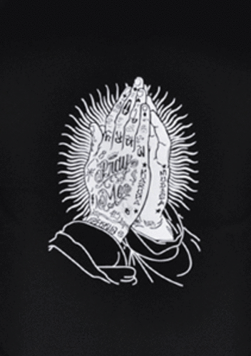 [20041] 타투 기도 박스 반팔티