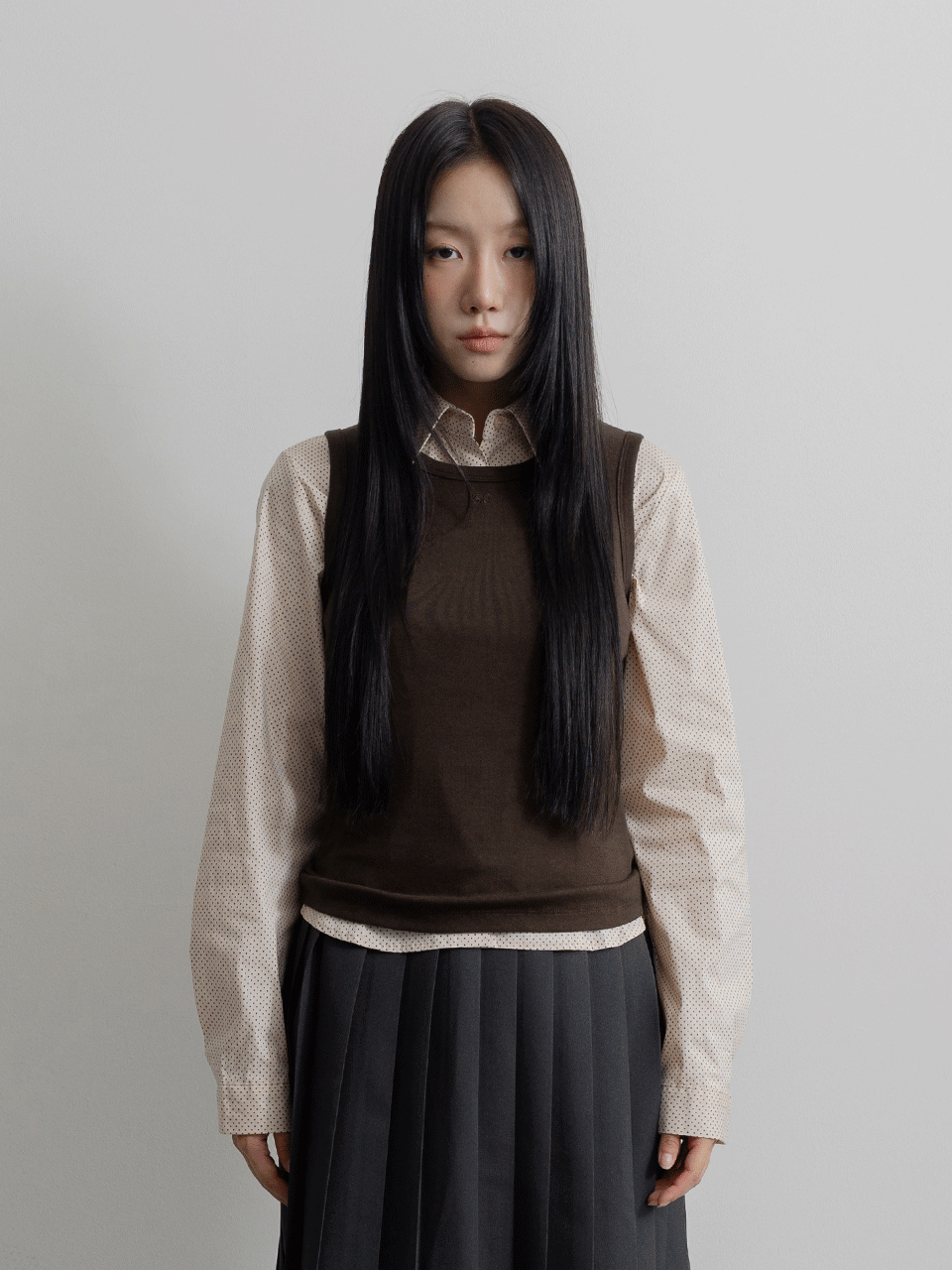 MICRO DOT FORMAL SHIRT (2COLOR)