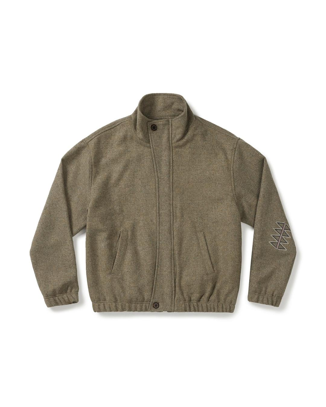 Machete wool blouson / Taupe melange