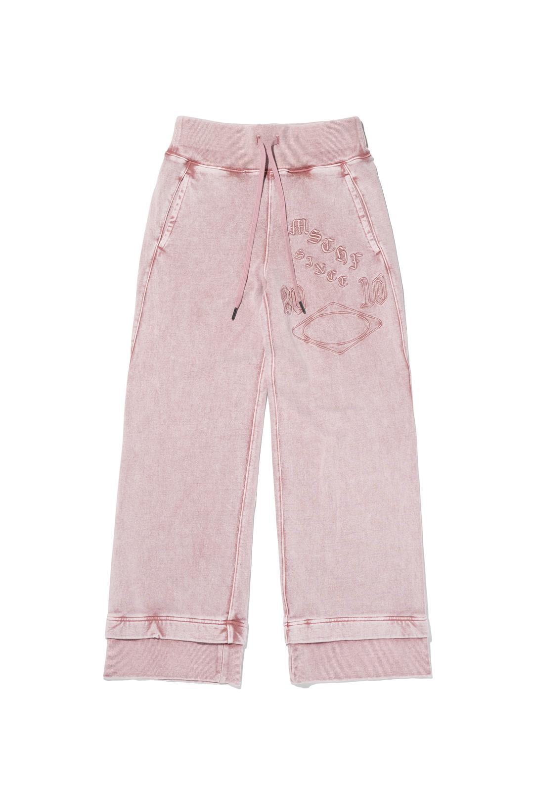 BANDING SWEAT PANTS_WASHED PINK BROWN