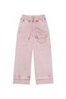 BANDING SWEAT PANTS_WASHED PINK BROWN