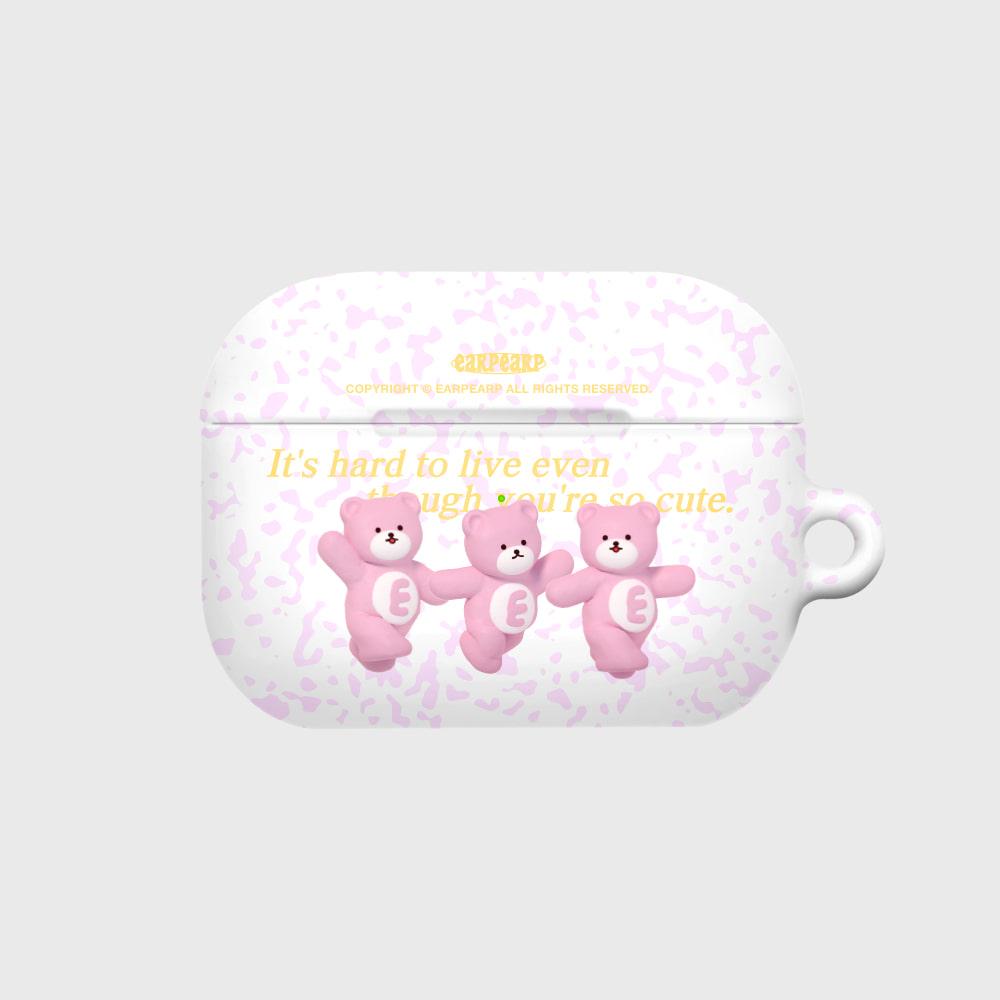 CLAYEY PUNI-PINK(에어팟프로-하드)