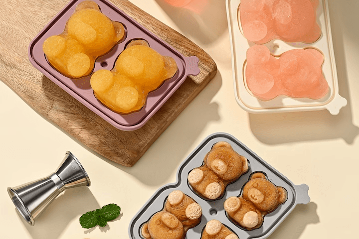 곰돌이 얼음 틀 하이볼 빅볼 왕 실리콘 2size 3color